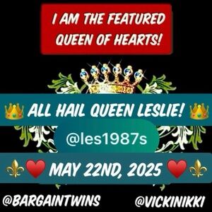 I am featured today! Thank you!👑🖤👑❤️